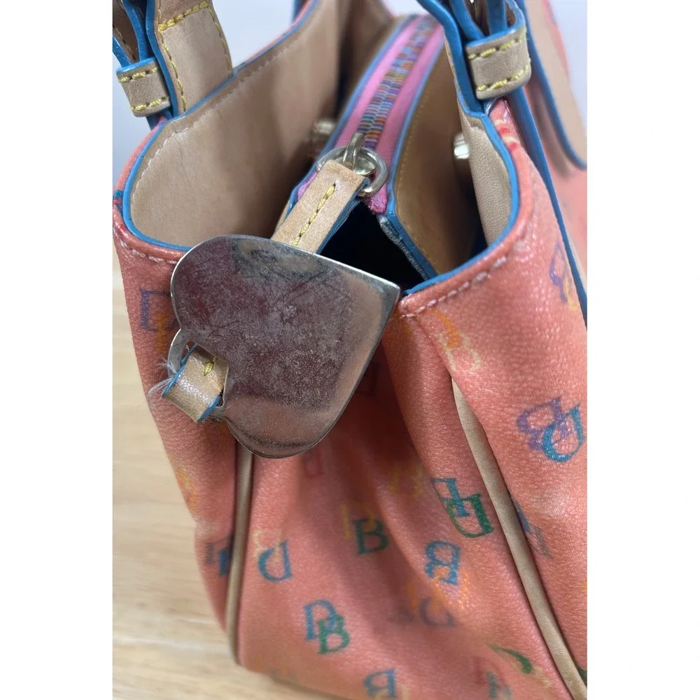 VTG Y2K Dooney & Bourke Satchel Wallet SET 